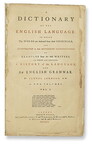 1755 Samuel Johnson Dictionary